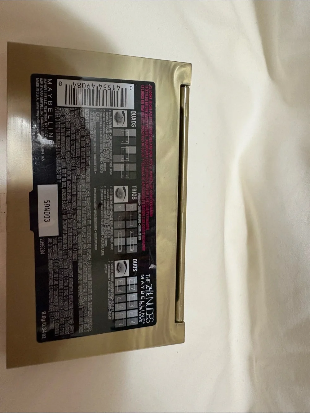 Maybelline 24K Nudes Eyeshadow Palette